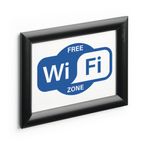 Durable Aluminium Snap Frame Notice Holder A5 Black 479501