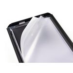 Durable Aluminium Snap Frame Notice Holder A3 Black 479701
