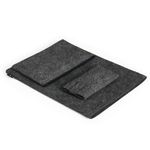 Durable Recycled Felt Protective Laptop Sleeve 16.4 Inch with Accessory Bag + Mobile Sleeve 507158