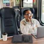 Durable Recycled Felt Protective Laptop Sleeve 16.4 Inch with Accessory Bag + Mobile Sleeve 507158