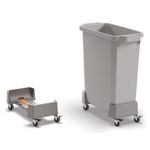 Durable 60L Linkable Bin Trolley Modular Waste Trolley For Durabin Bins 334037
