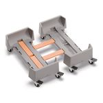 Durable 60L Linkable Bin Trolley Modular Waste Trolley For Durabin Bins 334037