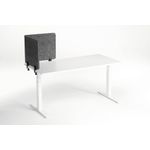 Durable Recycled Felt Desk Divider Panel 120cm Grey 313458