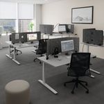 Durable Recycled Felt Desk Divider Panel 160cm Grey 313558