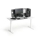 Durable Recycled Felt Desk Divider Panel 160cm Grey 313558