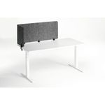 Durable Recycled Felt Desk Divider Panel 160cm Grey 313558