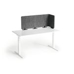 Durable Recycled Felt Desk Divider Panel 160cm Grey 313558
