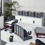 Durable Varicolor Magazine Storage Rack A4 Grey (Pack of 5) 770657