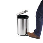Durable Stainless Steel Soft Release Fingerproof Coating Pedal Bin 30 Litre 3403