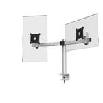 Durable Monitor Mount PRO for 2 Screens Up to 27 Inch with Desk Clamp Attachment 508523
