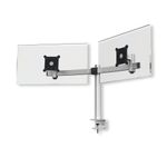 Durable Monitor Mount PRO for 2 Screens Up to 27 Inch with Desk Clamp Attachment 508523