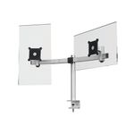 Durable Monitor Mount PRO for 2 Screens Up to 27 Inch with Desk Clamp Attachment 508523