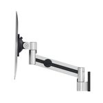 Durable Monitor Arm PRO for 1 Screen Up to 27 Inch with Wall Mount Attachment 509023