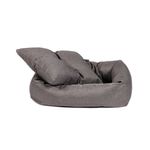Danish Design Antibacterial Snuggle Dog/Pet Bed Small Grey ABGYSS.