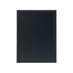 Securit Woody Chalkboard with White Chalk Marker and Mounting Kit 300xx10x400mm Black WBW-BL-30-40