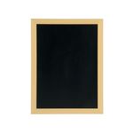 Securit Woody Chalkboard with White Chalk Marker and Mounting Kit 300x10x400mm Teak WBW-TE-30-40