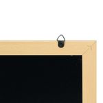 Securit Woody Chalkboard with White Chalk Marker and Mounting Kit 300x10x400mm Teak WBW-TE-30-40