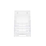 Deflecto 3 Tier Literature Holder A4 DE773YTCRY