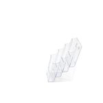 Deflecto 4 Tier Literature Holder 1/3 A4 DE777YTCRY