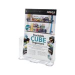 Deflecto 4 Tier Literature Holder 1/3 A4 DE777YTCRY