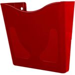 Deflecto x3 Portrait Wall Pocket + Bracket Red/Yellow/Green CP081YTRYG