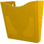 Deflecto x3 Portrait Wall Pocket + Bracket Red/Yellow/Green CP081YTRYG