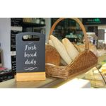 Deflecto A5 Countertop Chalkboard Information Display 150x55x250mm CTCBA5