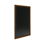 Deflecto Wall Mounted Chalkboard 400x600mm Teak WCB-40-60-TE