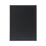 Deflecto Wall Mounted Chalkboard 300x400mm Black WCB-30-40-BLK