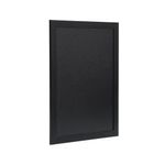 Deflecto Wall Mounted Chalkboard 300x400mm Black WCB-30-40-BLK