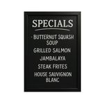 Deflecto Wall Mounted Chalkboard 400x600mm Black WCB-40-60-BLK