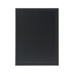 Deflecto Wall Mounted Chalkboard 400x600mm Black WCB-40-60-BLK