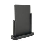 Deflecto Double Sided Medium Countertop Chalkboard Information Display Black TCB-MED-BLK