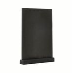 Deflecto Double Sided A4 Countertop Chalkboard Information Display Black (Pack of 4) TCB-A4-BLKX4