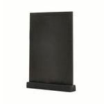 Deflecto Double Sided A4 Countertop Chalkboard Information Display Black (Pack of 4) TCB-A4-BLKX4