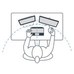 Standivarius X-Stand Portable Ergonomic Monitor/Tablet Stand ST-XSTDT-B