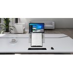 Etra Premium Ergonomic Laptop Stand with Pivotable Document Holder Black ST10711E-B