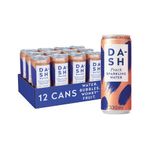 Dash Water Sparkling Water Peach 330ml Can (Pack of 12) DBL004