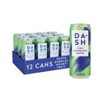 Dash Water Sparkling Water Lime 330ml Can (Pack of 12) DBL007