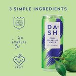 Dash Water Sparkling Water Lime 330ml Can (Pack of 12) DBL007