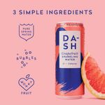 Dash Water Sparkling Water Grapefruit 330ml Can (Pack of 12) DBL008