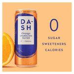 Dash Water Sparkling Water Orange 330ml Can Pack of 12 DBL009