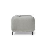 Ebony single sofa chair in warm grey