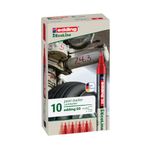 Edding E-50 Water-Based Paint Marker Medium Red (Pack of 10) 4-50-002/10