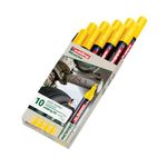 Edding E-50 Water-Based Paint Marker Medium Yellow (Pack of 10) 4-50-005/10
