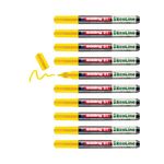 Edding E-51 Water-Based Paint Marker Fine Yellow (Pack of 10) 4-51-005/10