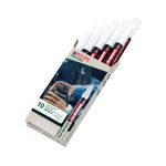 Edding E-51 Water-Based Paint Marker Fine White (Pack of 10) 4-51-049/10
