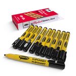 Show-me Flipchart Markers Black (Pack of 10) FCM10BK