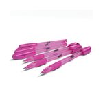 Swash Triangular Ballpoint Pens with Rubber Grip 40 Pink + 3 Purple (Pack of 43) BBT40PK