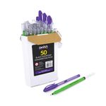 Swash Handwriting Pens Black + 5 FOC Swash Handwriting Pens Purple (Pack of 50) THW50BK